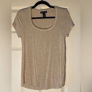 White House Black Market Tan Shirt Size Small